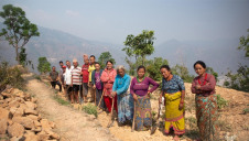Pictured: Residents of Birtadeurali in Nepal Image: WaterAid/ Mani Karmacharya